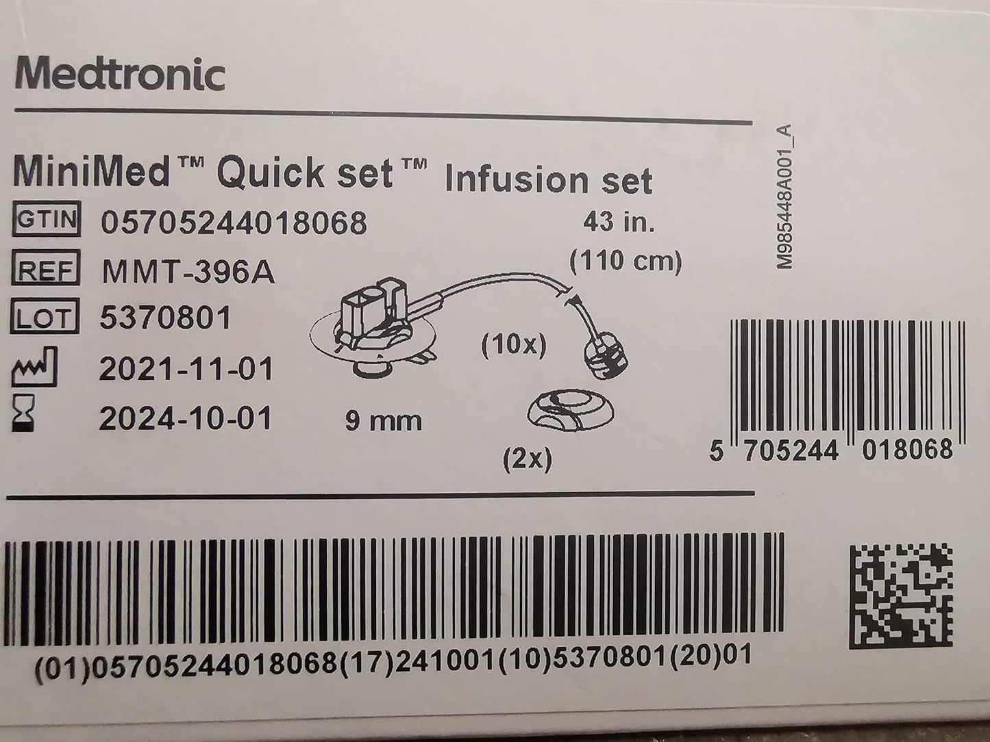 MMT-396A 43" PRDG INFUSN QK SET 10CT DS
