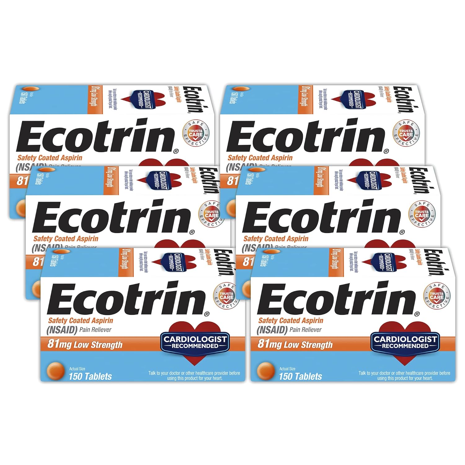 ECOTRIN 81MG TABLET 150CT