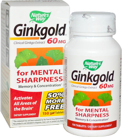 NATURE'S WAY GINKGOLD,100+50 FREE