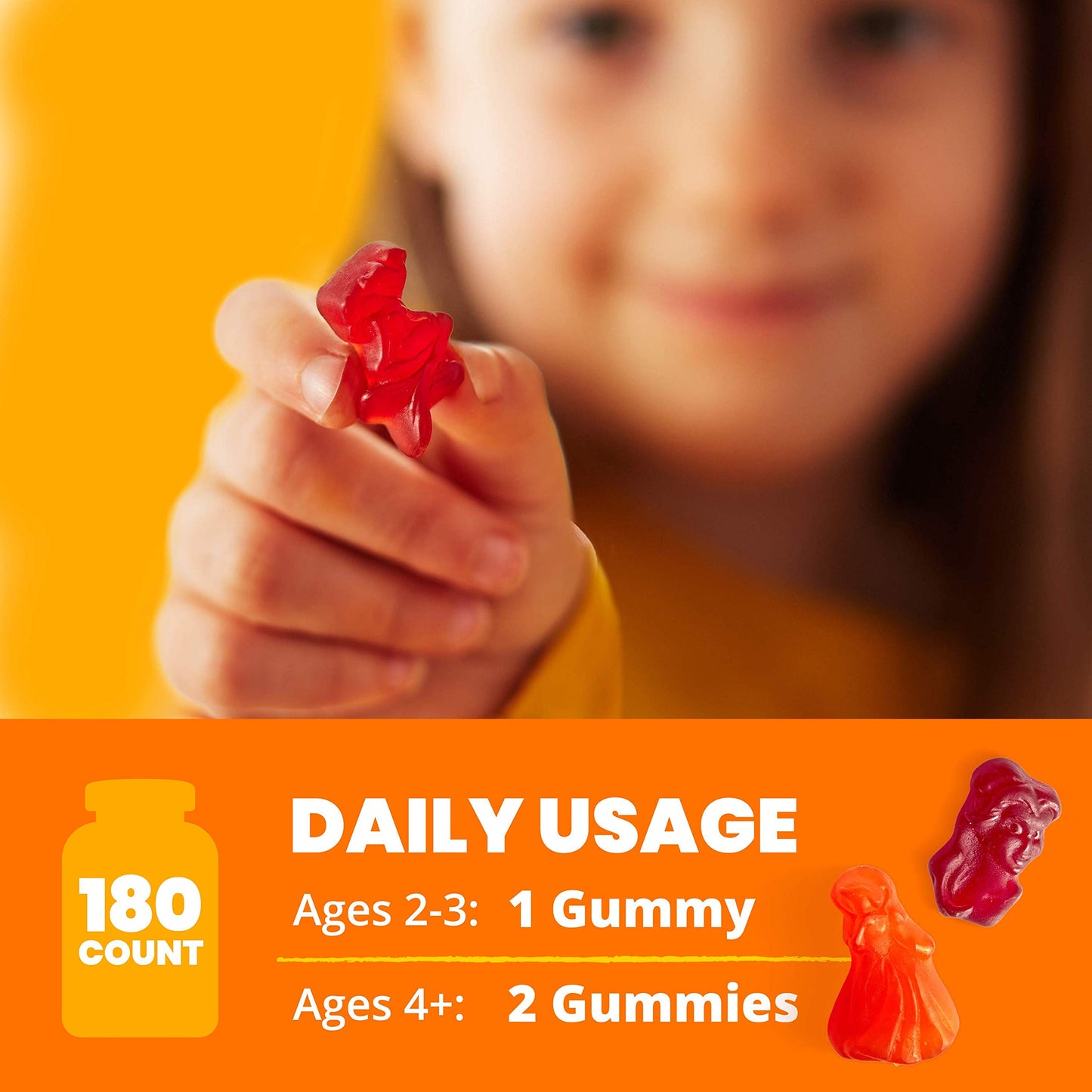 KIDS PRINCESS MULTI GUMMY 60CT NAT BNTY