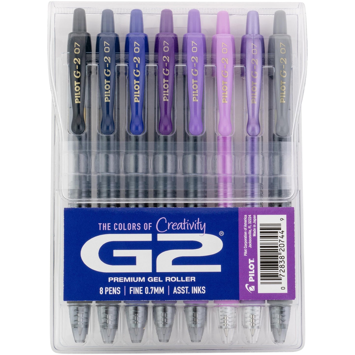 Pilot G2 Boost Gel Pen - Assorted Purples, 4 pack