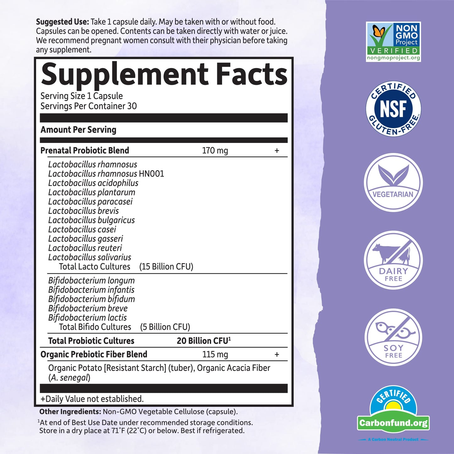 PROBIOTIC,PRENATAL,FLORA