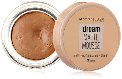 MAYBELLINE New York Dream Matte Mousse Foundation Makeup, Nude, 0.64 oz