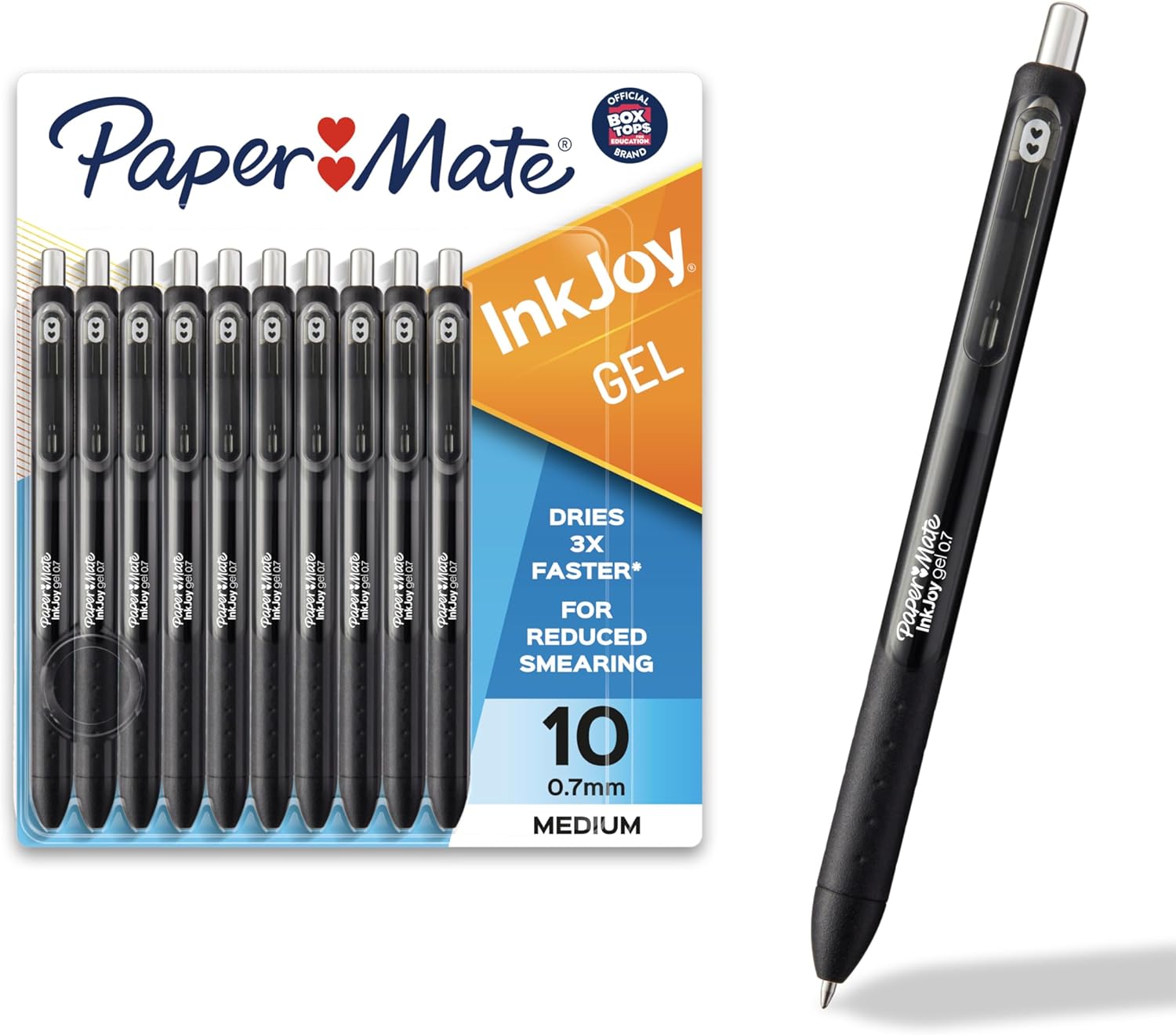Paper Mate InkJoy Medium Point Ballpoint Pens - Black, 8 count