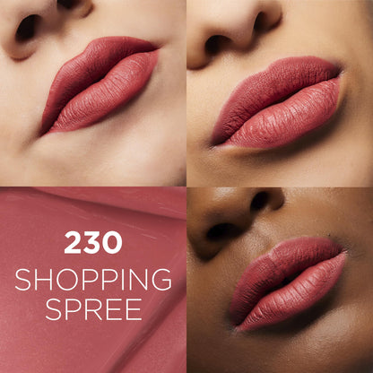 L'ORÉAL PARIS Infallible Matte Resistance Liquid Lipstick, 230 Shopping Spree, 0.16 fl oz
