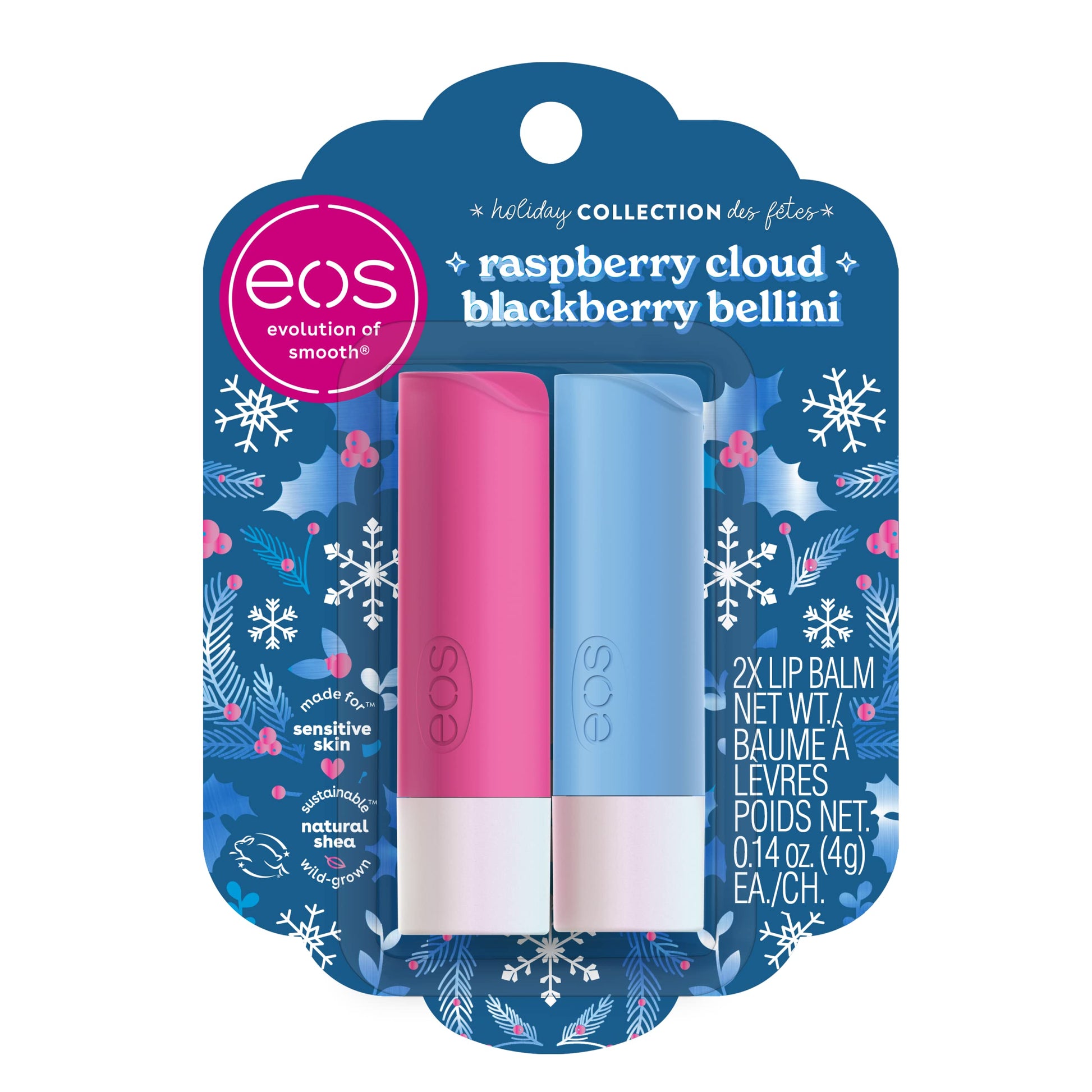 EOS LIP BALM 4PK PEACHY KEEN