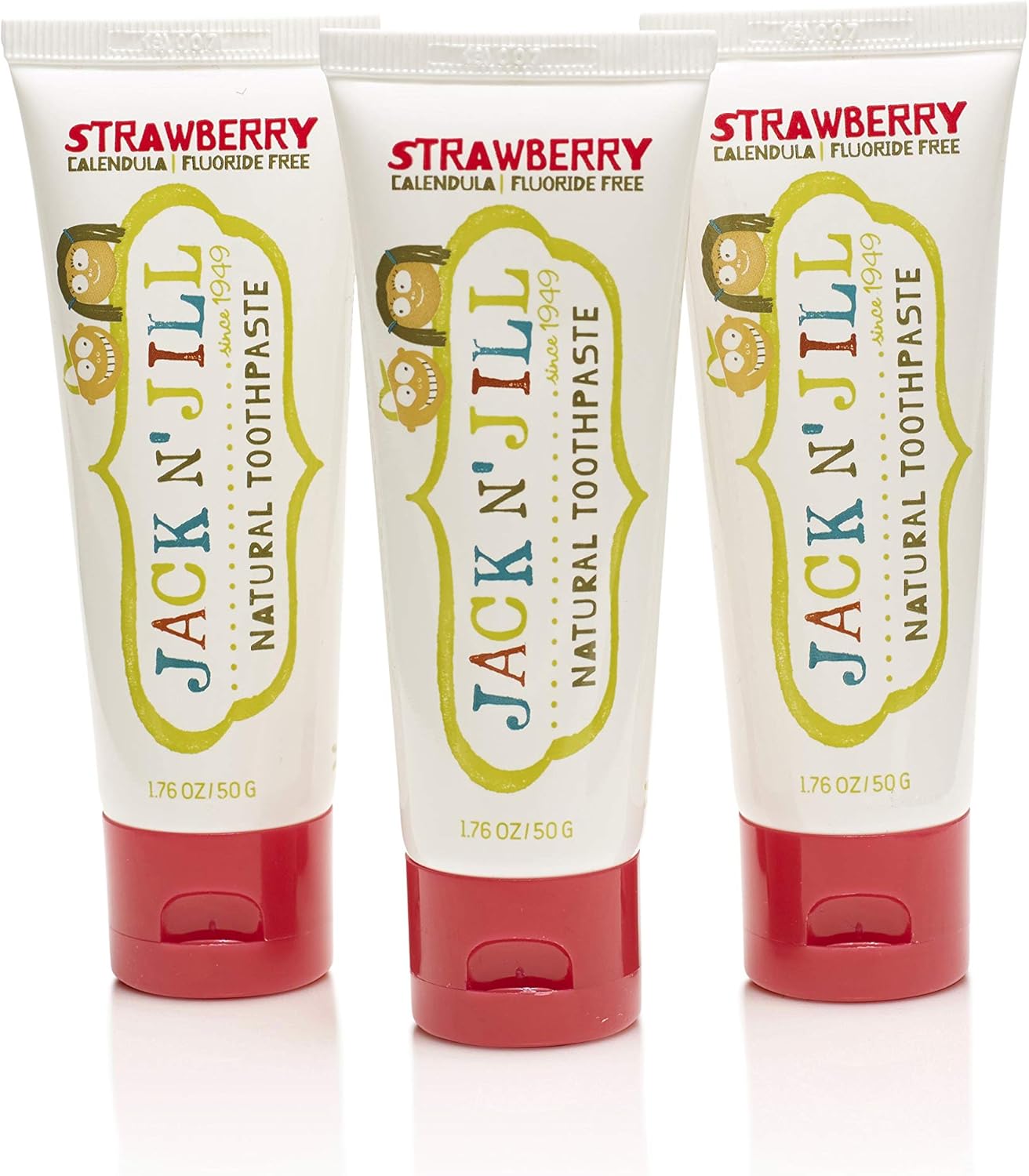 JACK N JILL KIDS TTHPST,NATURAL,STRAWBERRY