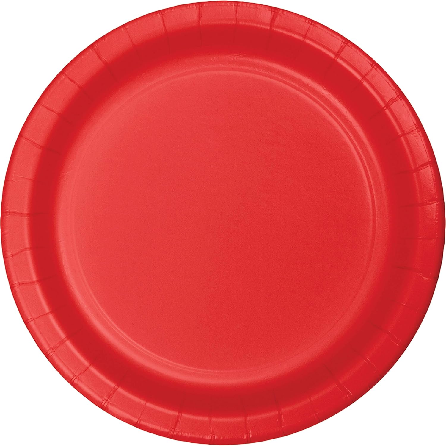 SENSATIONS Premium Paper Dinner Plates - Classic Red, 20 count