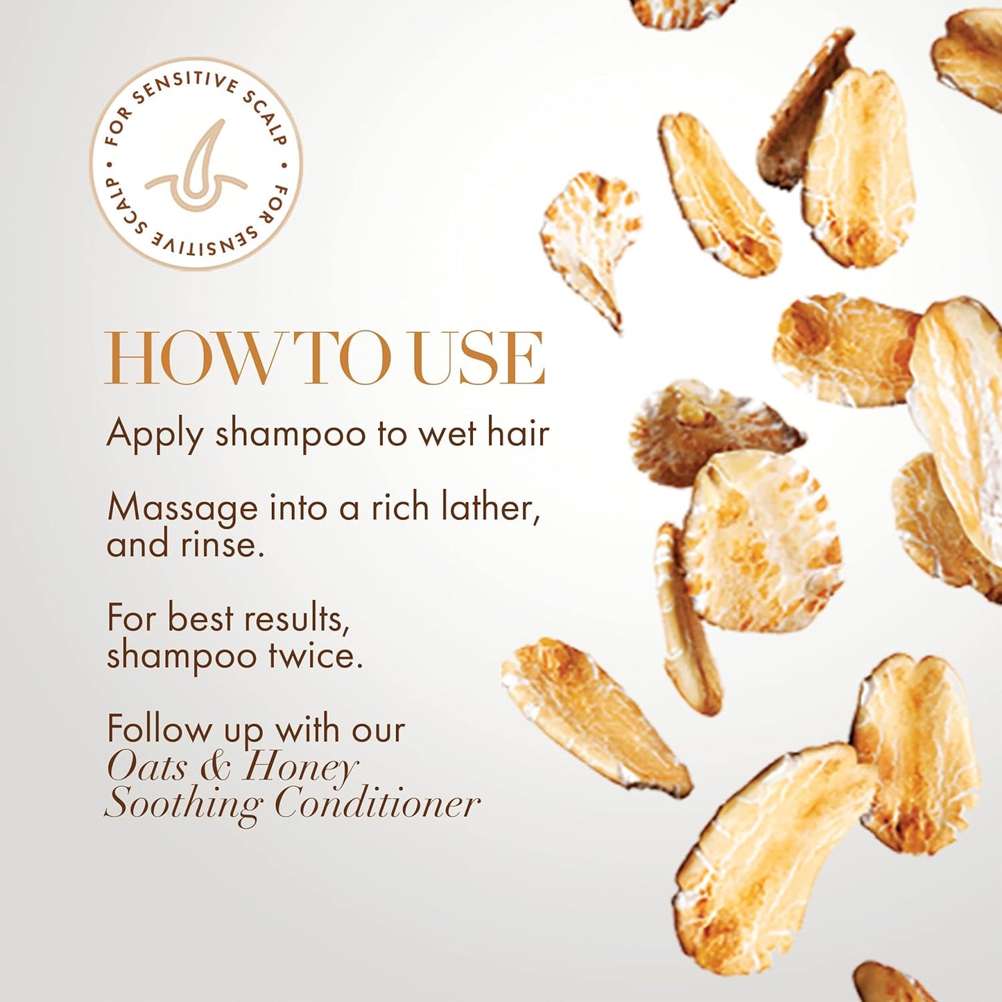 MIELLE OATS&HONEY SHAMPOO    8Z