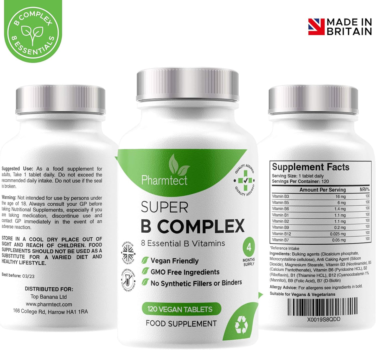 B-COMPLEX W/B-12 TB 100
