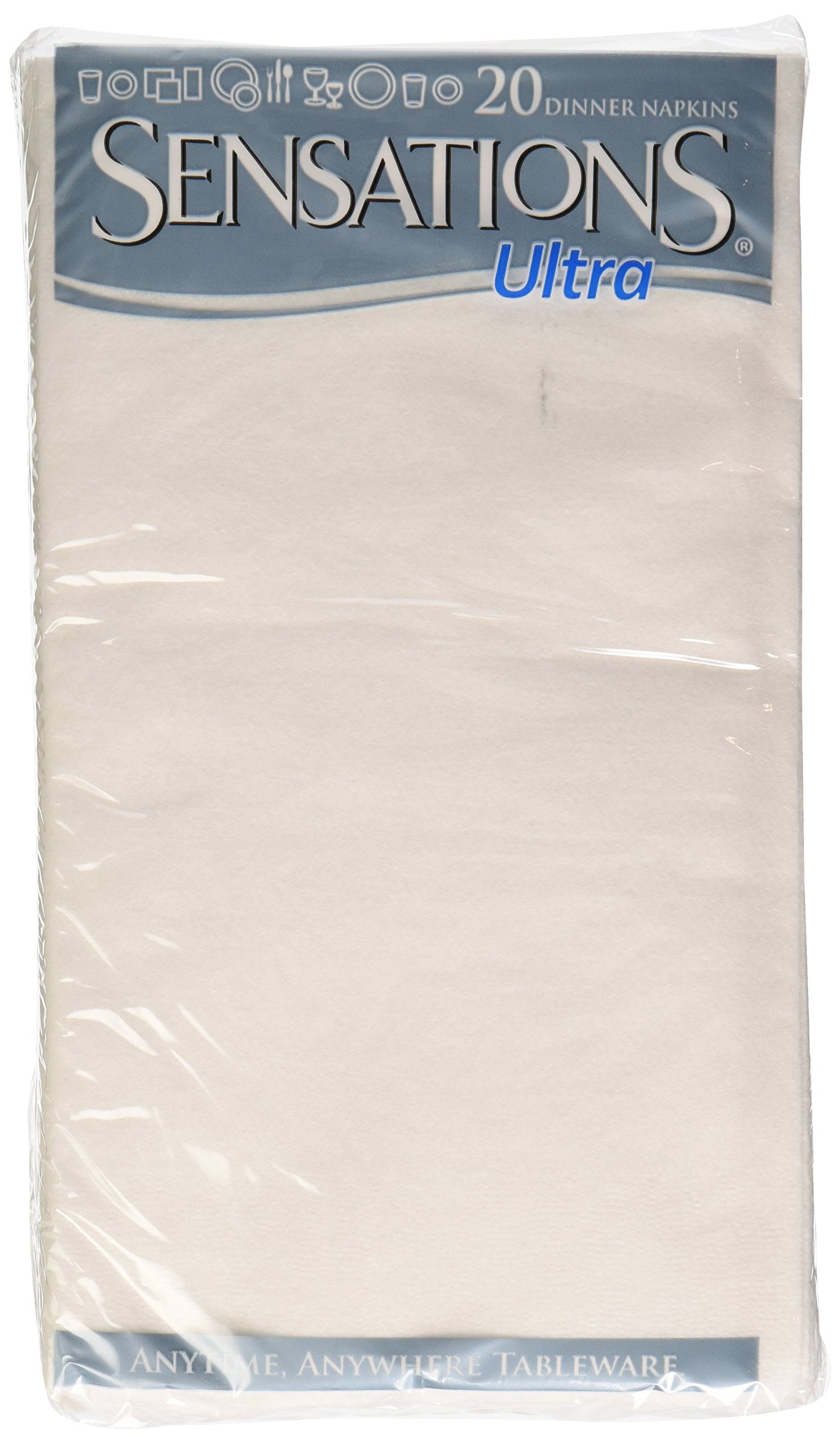 SENSATIONS Dinner Napkin - Peaceful Palms, 24 count