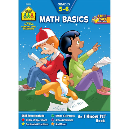 School Zone Math Basics Grade 6 Workbook