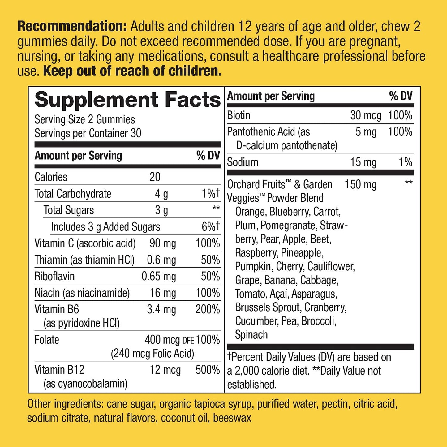 NATURE'S WAY ALIVE!B-COMPLEX GUMMIES