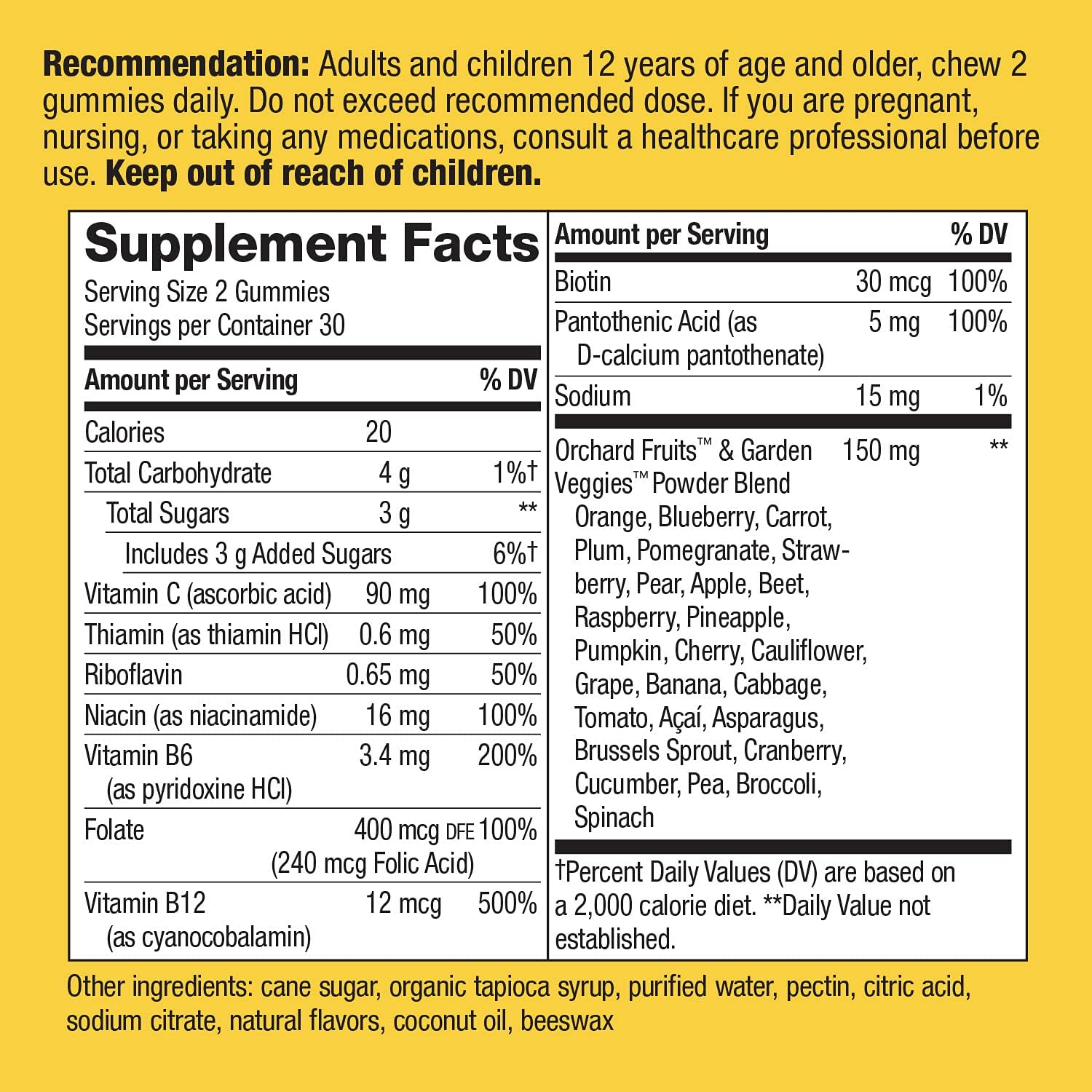 NATURE'S WAY ALIVE!B-COMPLEX GUMMIES