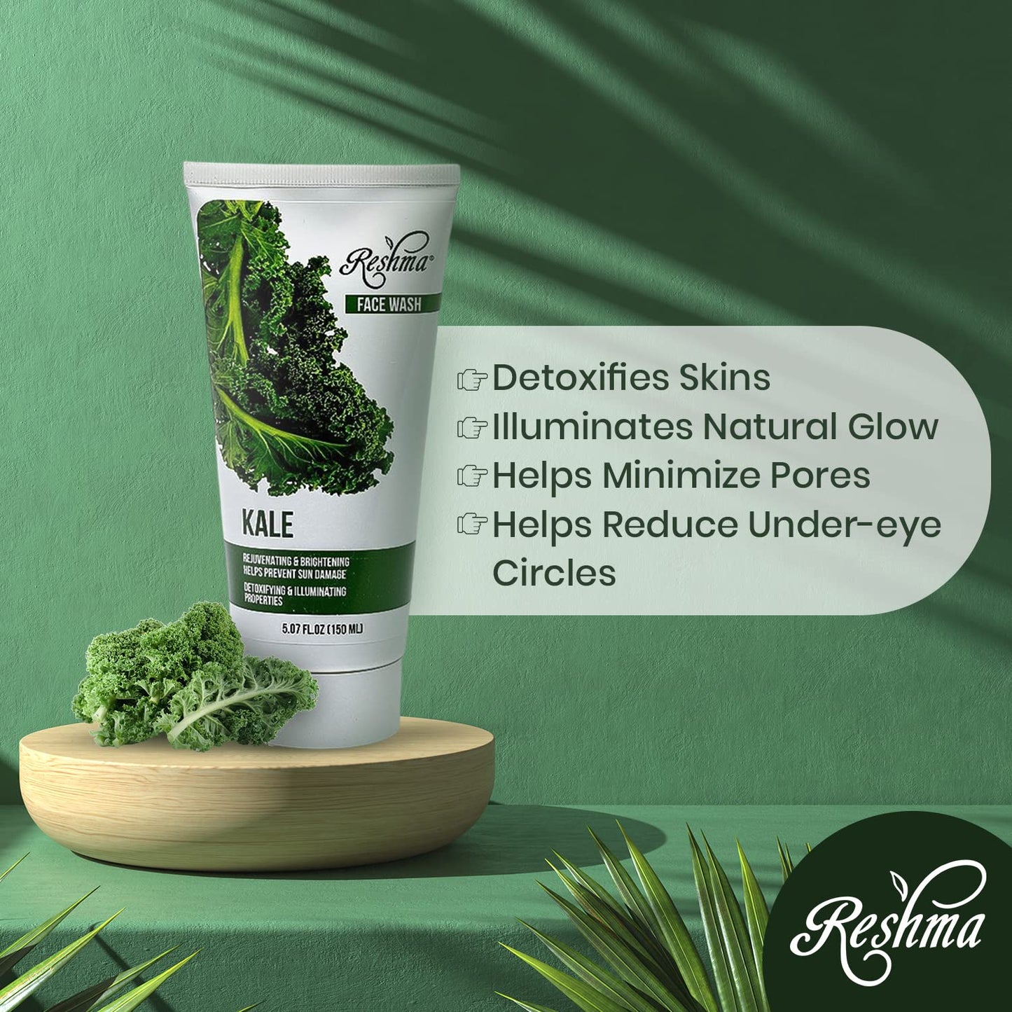 RESHMA KALE FACE WASH     5.07Z