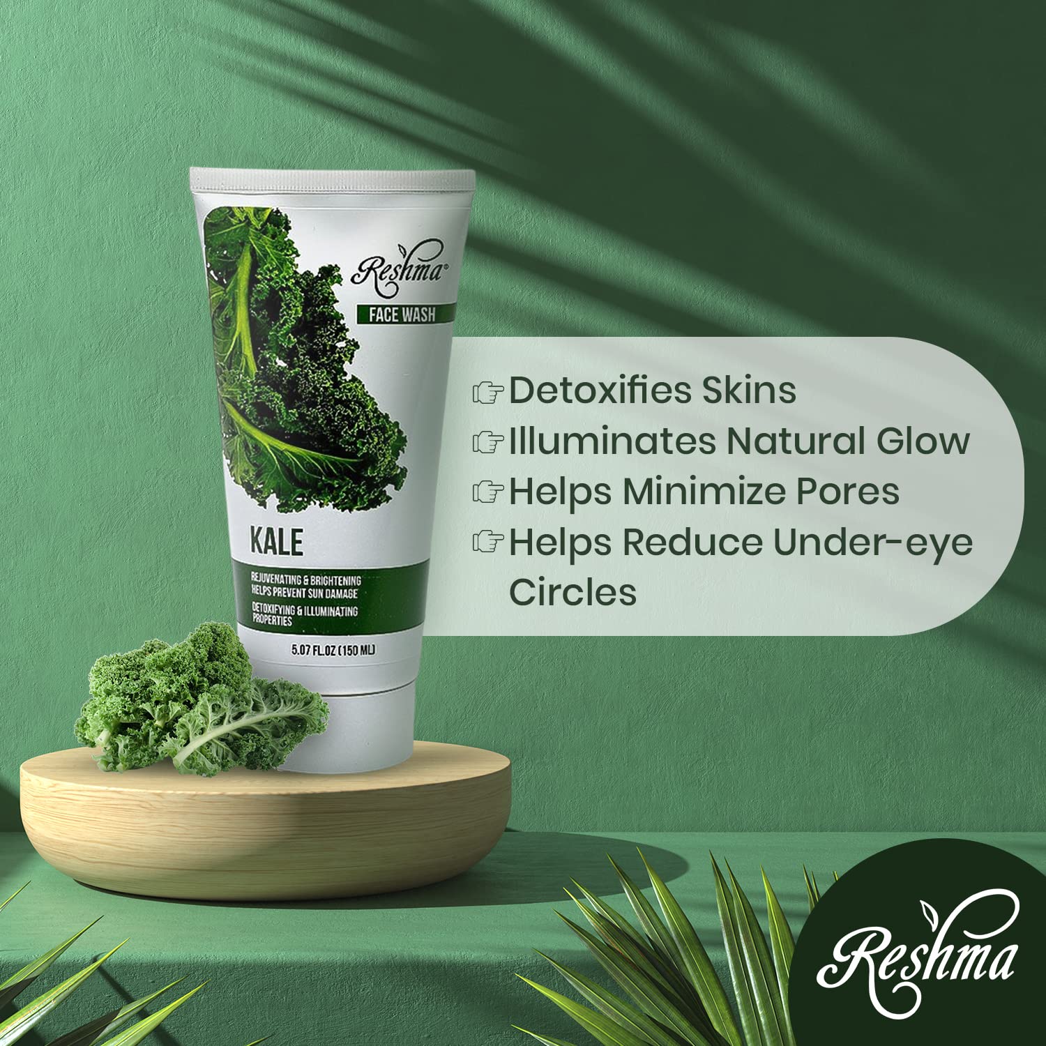 RESHMA KALE FACE WASH     5.07Z