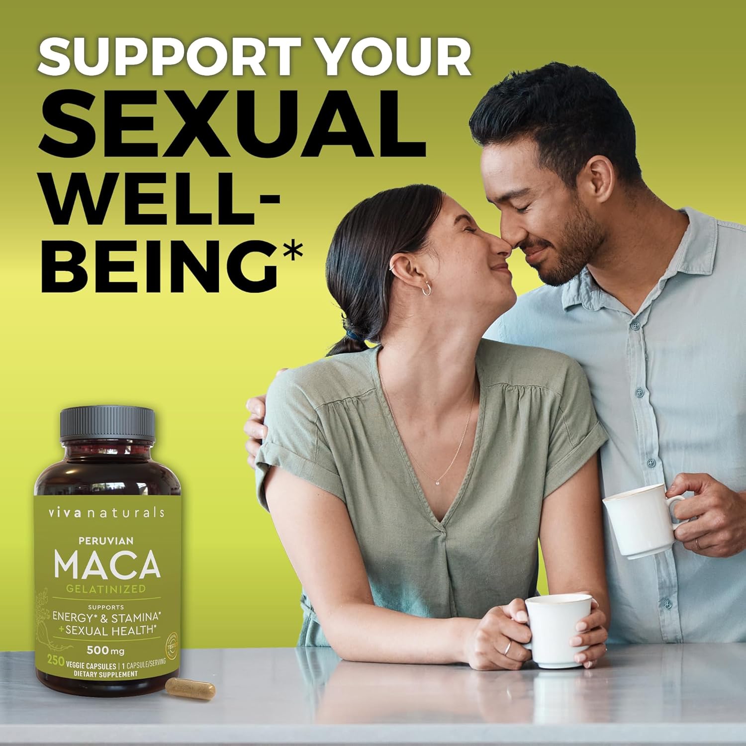 MACA LIBIDO SUPPORT CP 500MG 90