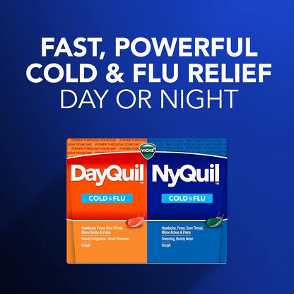 DAYQUIL SVR CLD&FLU+VICKS VAPCL CPL 24CT