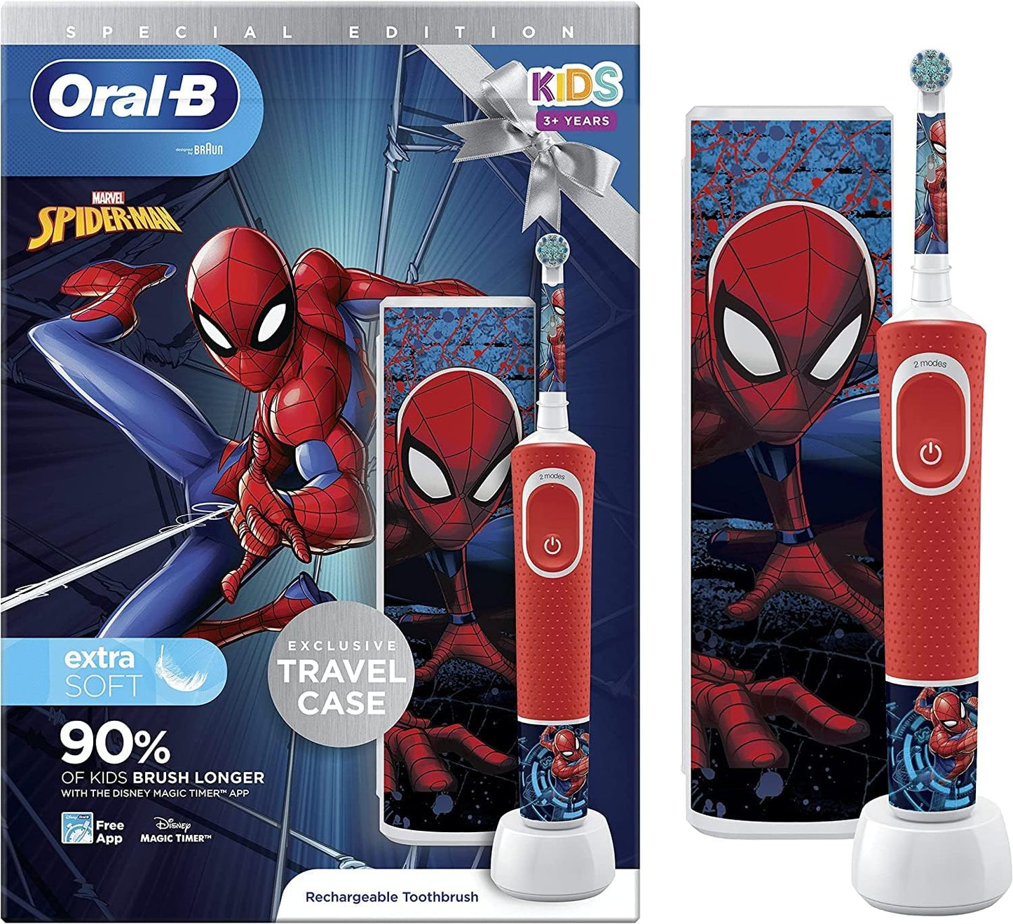 Oral-B Toothbrush Kids X-Soft Battery Powered Spiderman