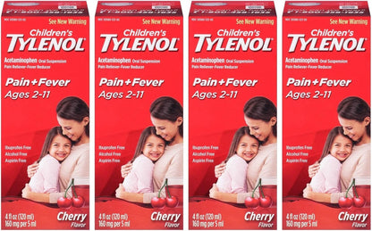 TYLENOL CHILD SUSPESION CHERRY 4OZ