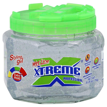 Wet Line Xtreme Professional Extra Hold Styling Gel Clear 17.64 Oz