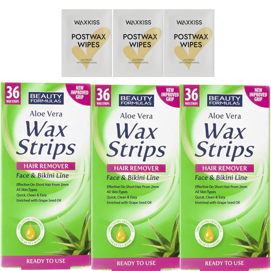 COMP BARE WAX STRIPS FACE&BDY42