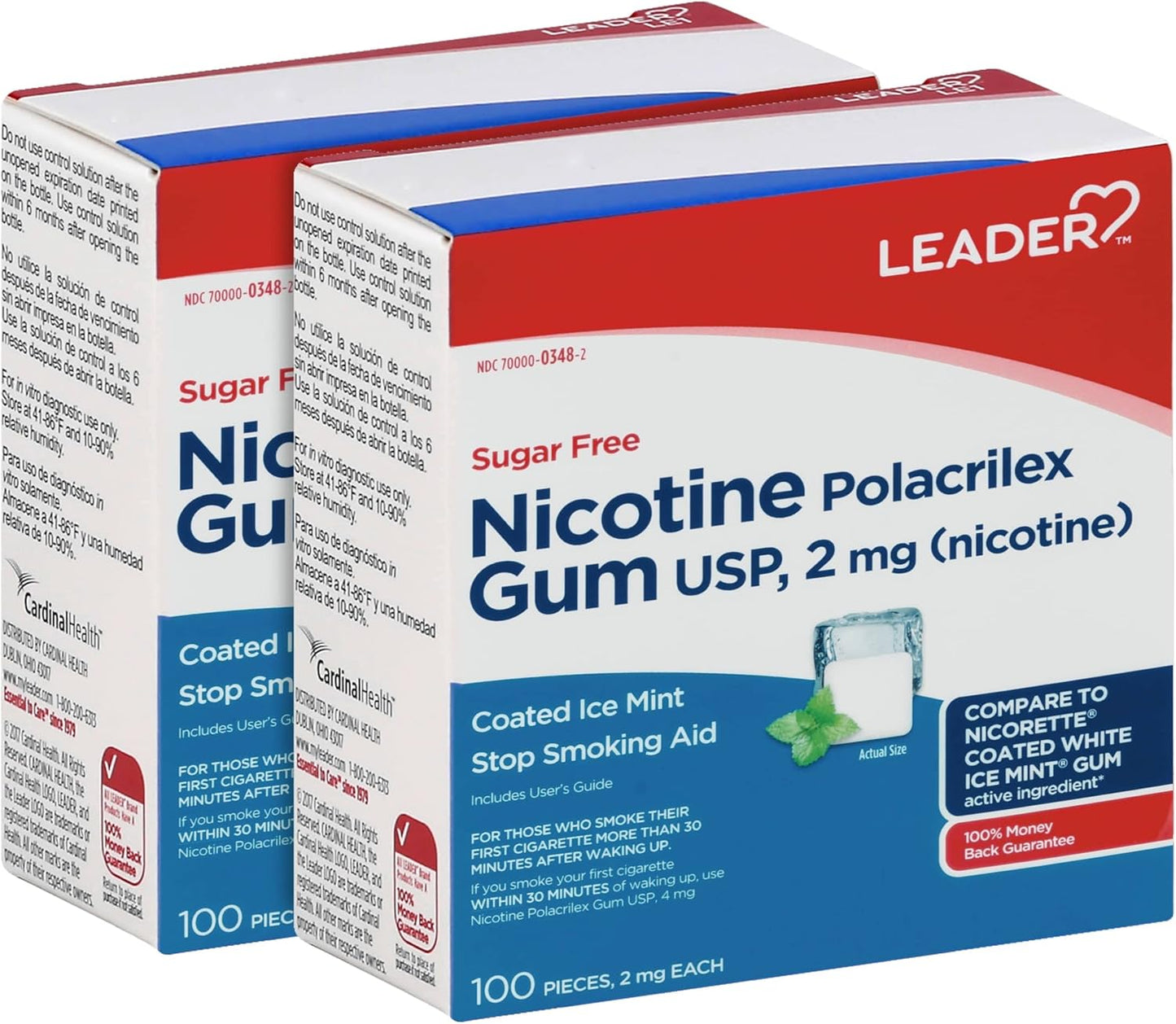 LDR NICOTINE GM 2MG 100 IC/MNT SF