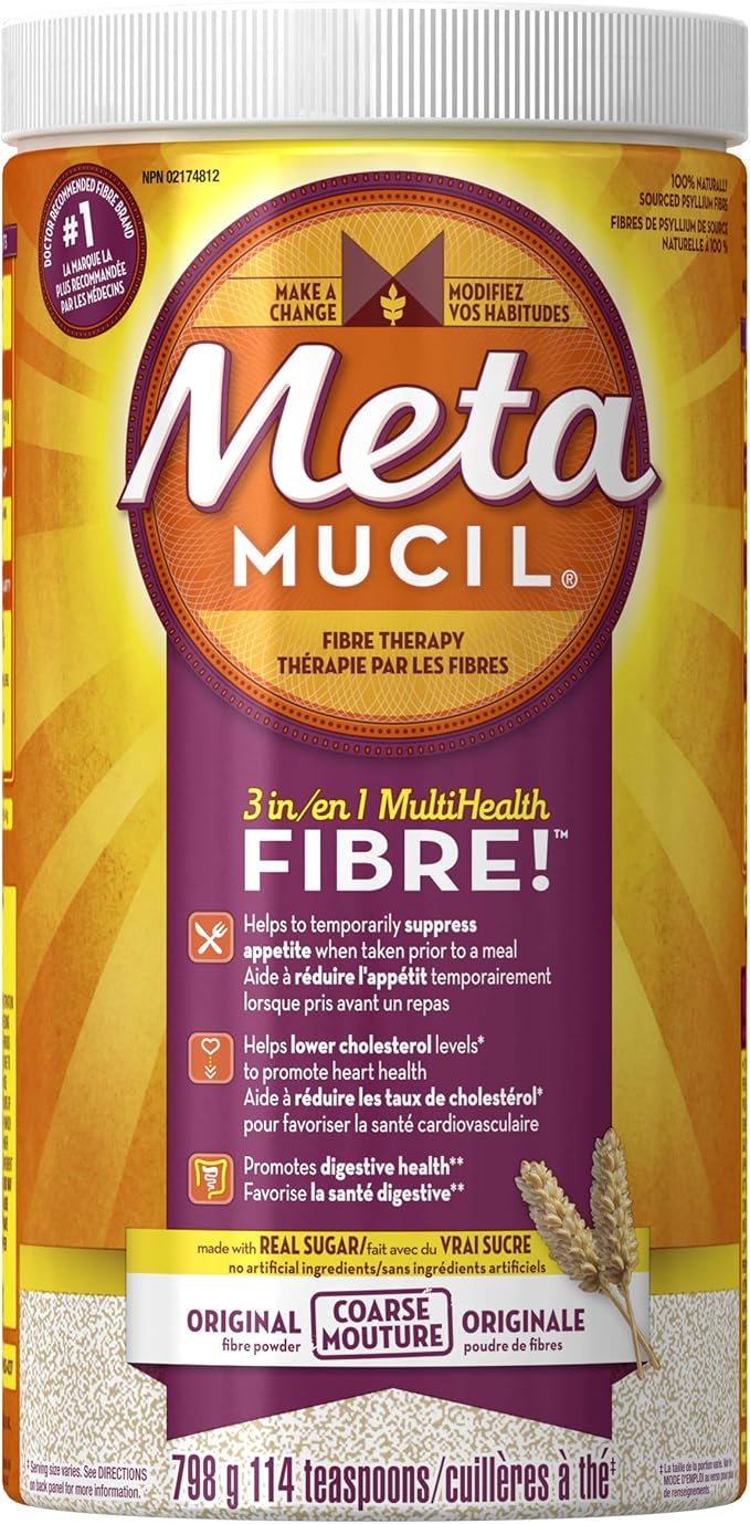 METAMUCIL PW 3.4GM 425GM SF ORN
