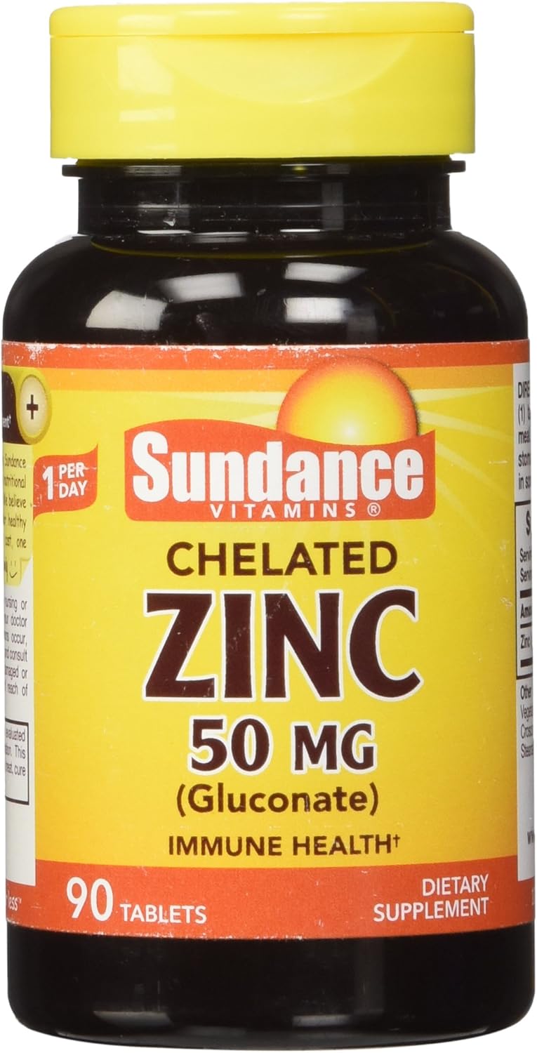 SUNDANCE ZINC TB 50MG 90 CHELATED