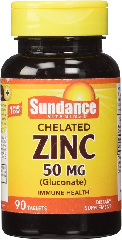 SUNDANCE ZINC TB 50MG 90 CHELATED