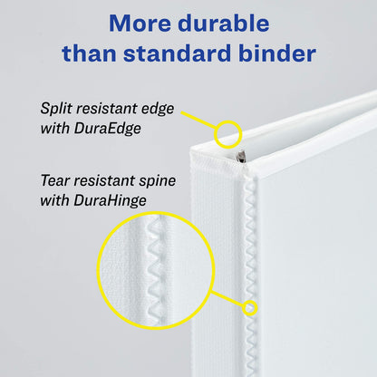Avery Heavy-Duty 1" View Binder With One Touch Slant Rings - Assorted