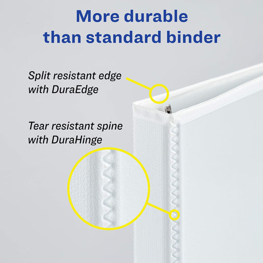 Avery Heavy-Duty 1" View Binder With One Touch Slant Rings - Assorted