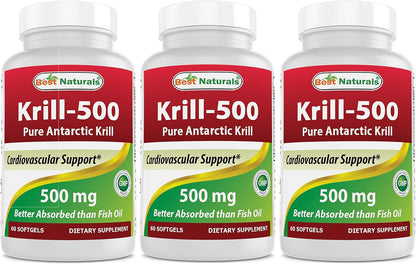 NATURE'S WAY KRILL OIL,500 MG