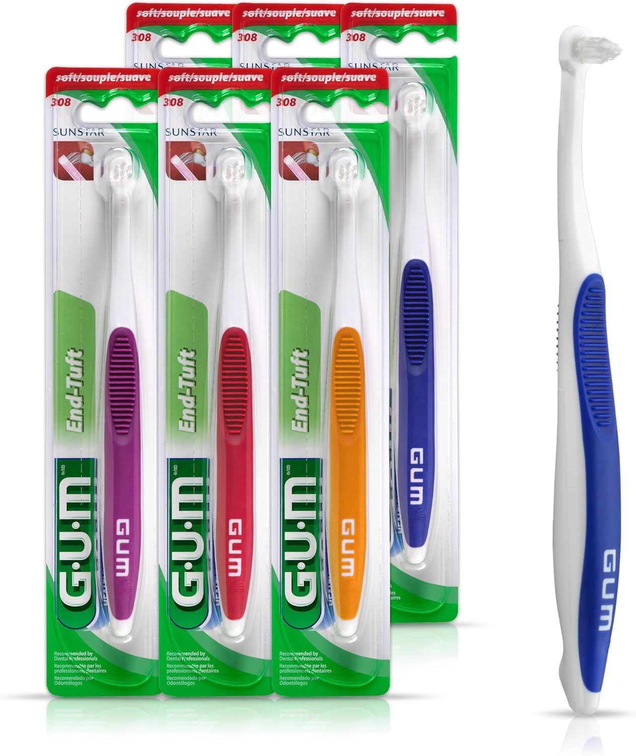 GUM TOOTHBRUSH END TUFT