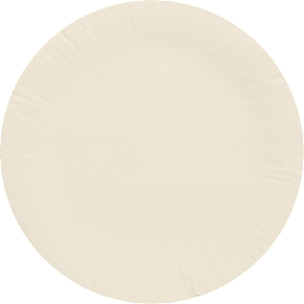PAPER PLATES 9N 8X150 WHITE