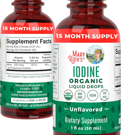 MARY RUTH'S IODINE DROPS,OG2,UNFLVRD