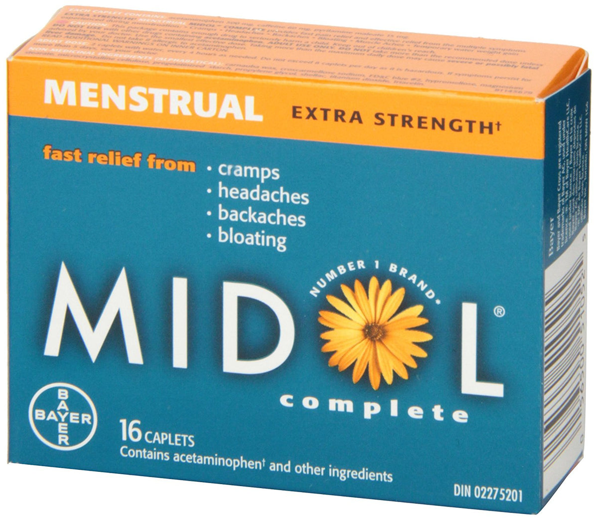 MIDOL MENST GC 500-15-60MG 24 MS