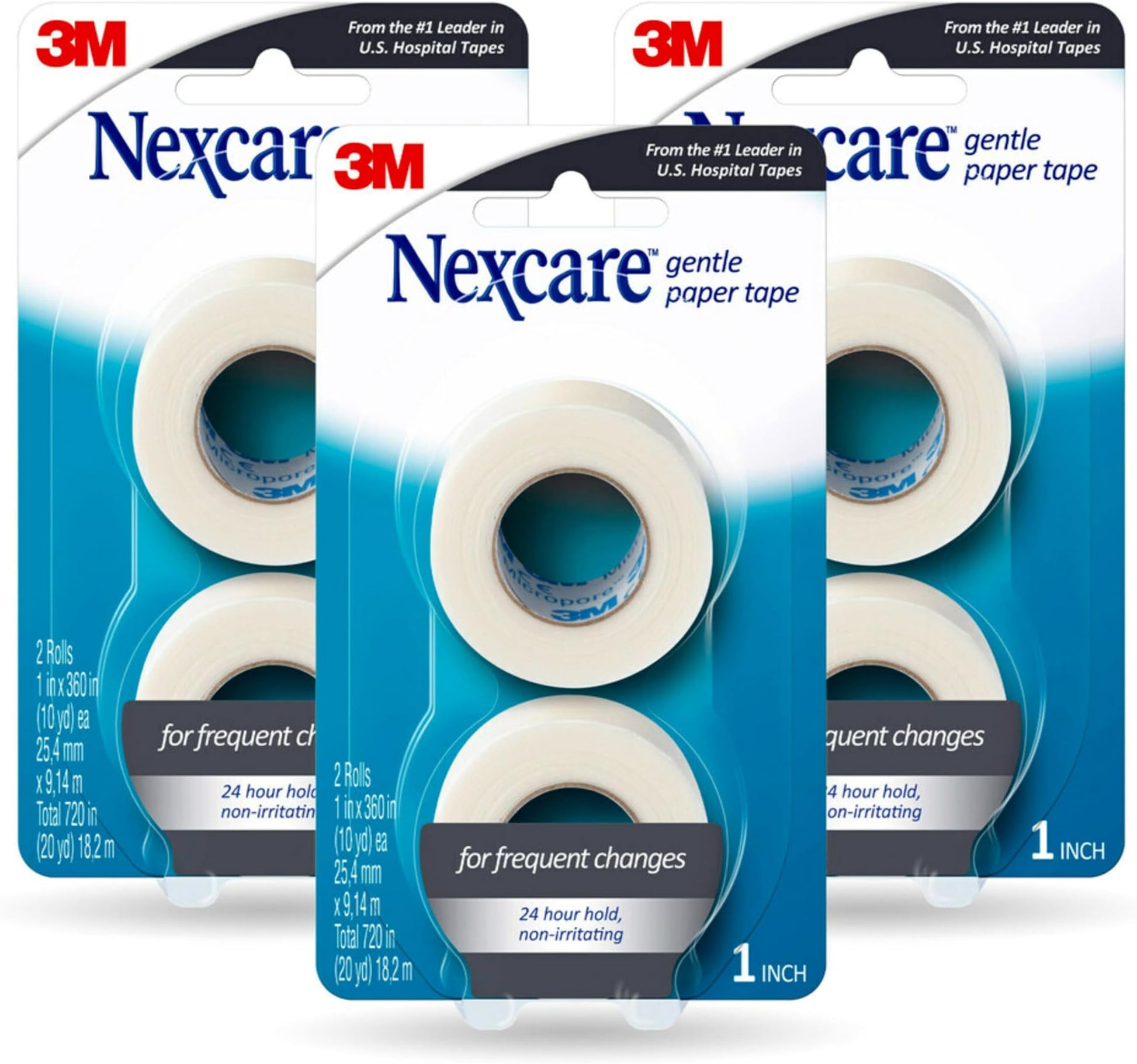 NEXCARE TAPE CLEAR FLEX 1"X10YD 2CT