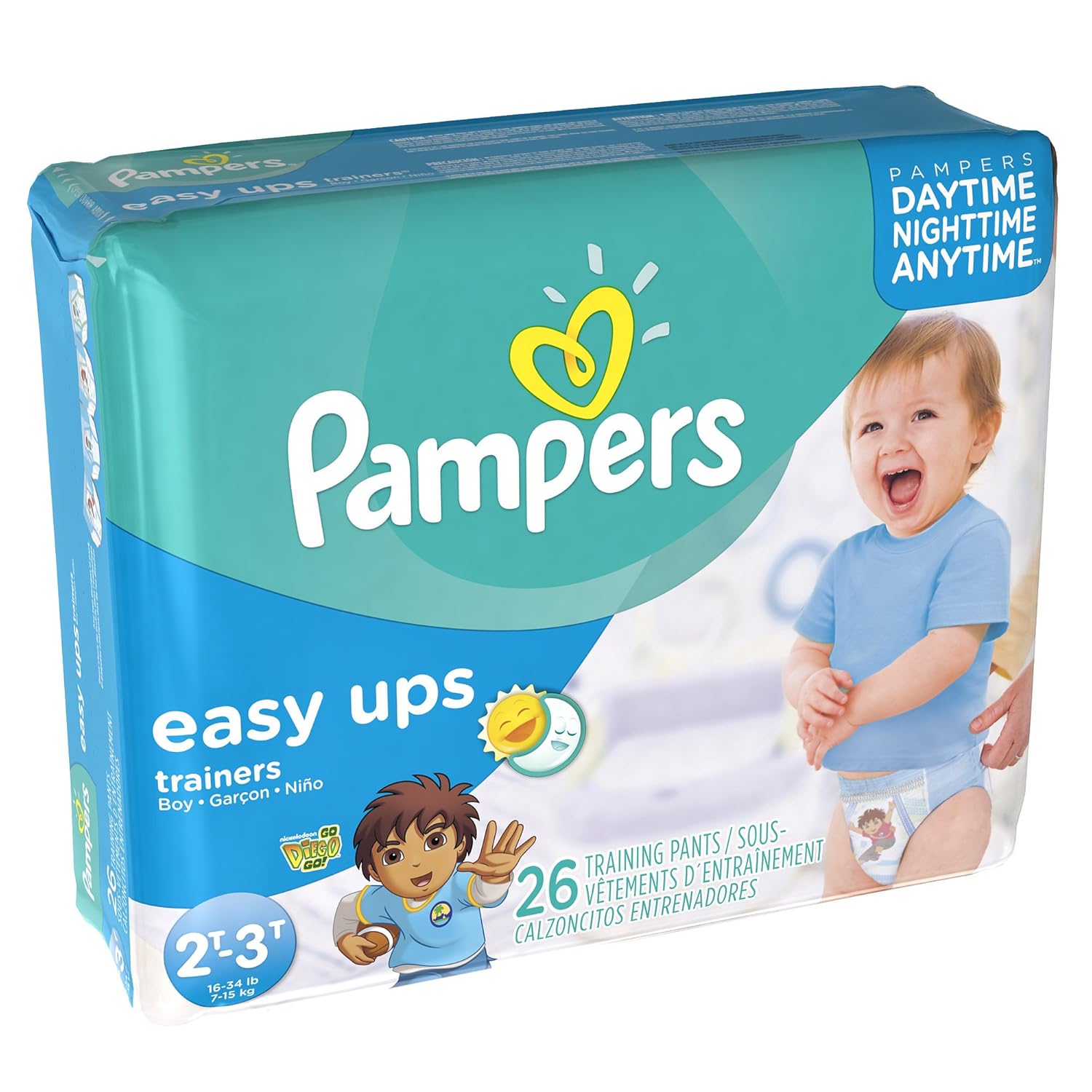PAMPERS EASY UP BF 4X22 BOYS 3T4T