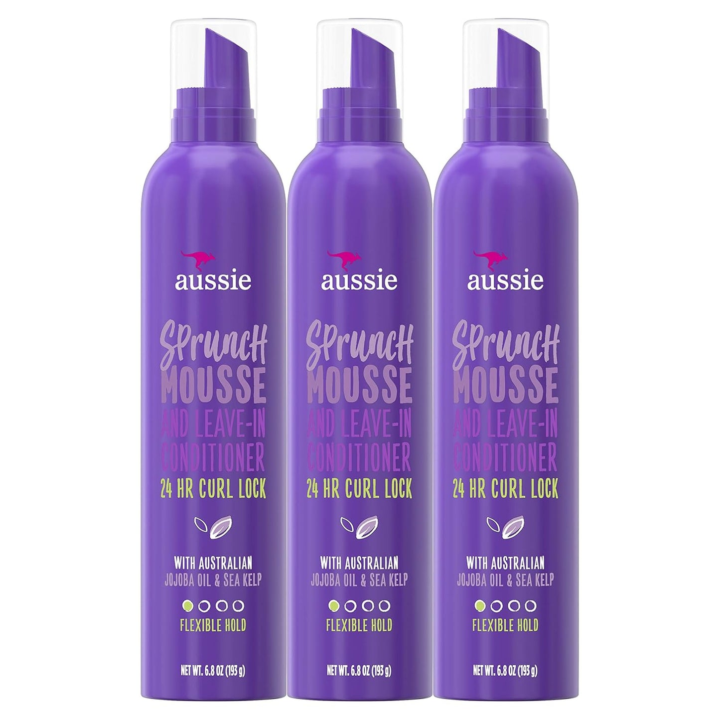 AUSSIE SPRUNCH LT HLD MSE & L-IN CND 6OZ