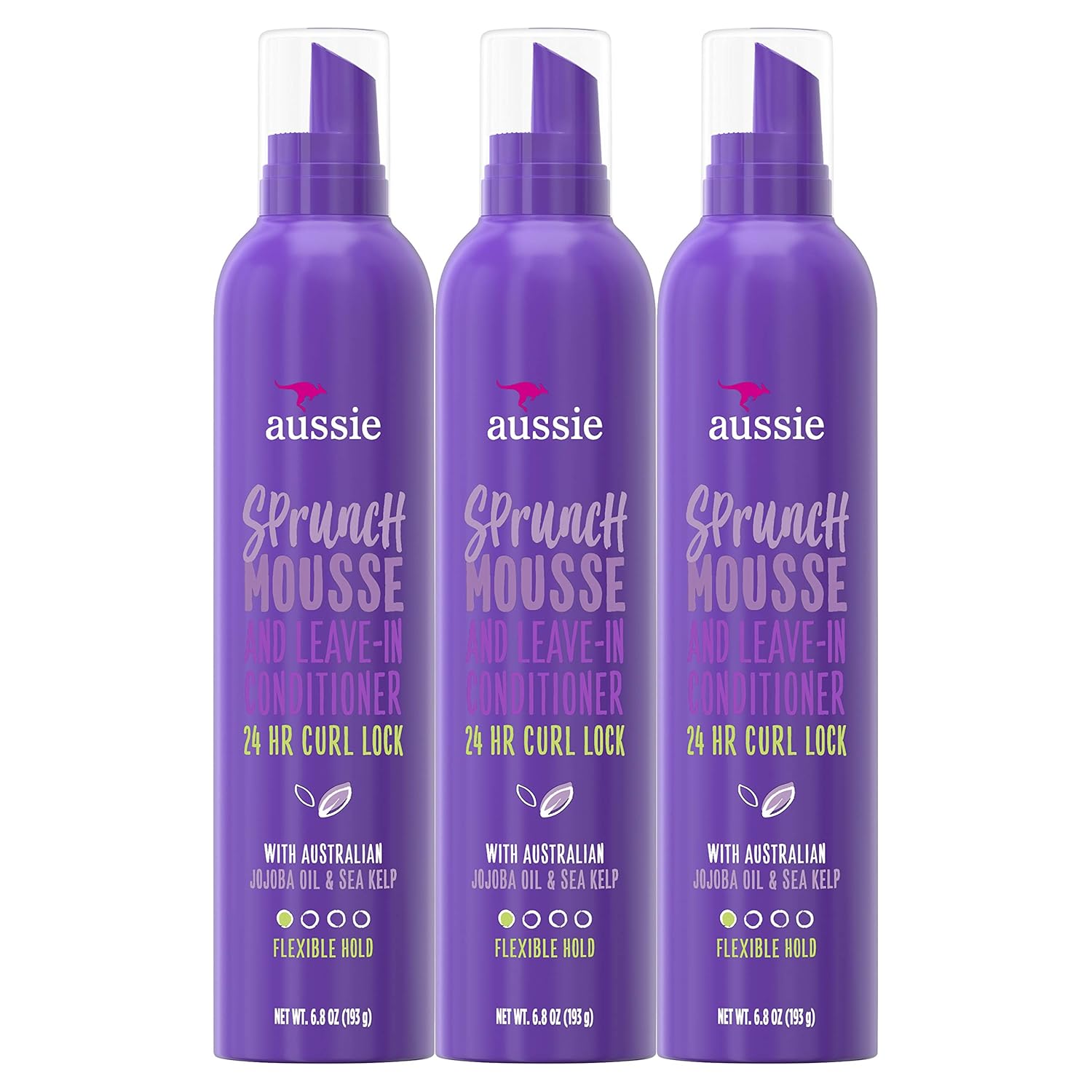 AUSSIE SPRUNCH LT HLD MSE & L-IN CND 6OZ