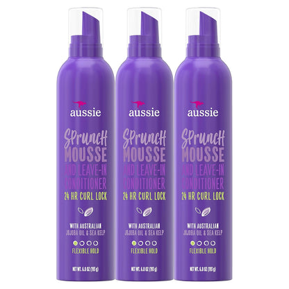 AUSSIE SPRUNCH LT HLD MSE & L-IN CND 6OZ