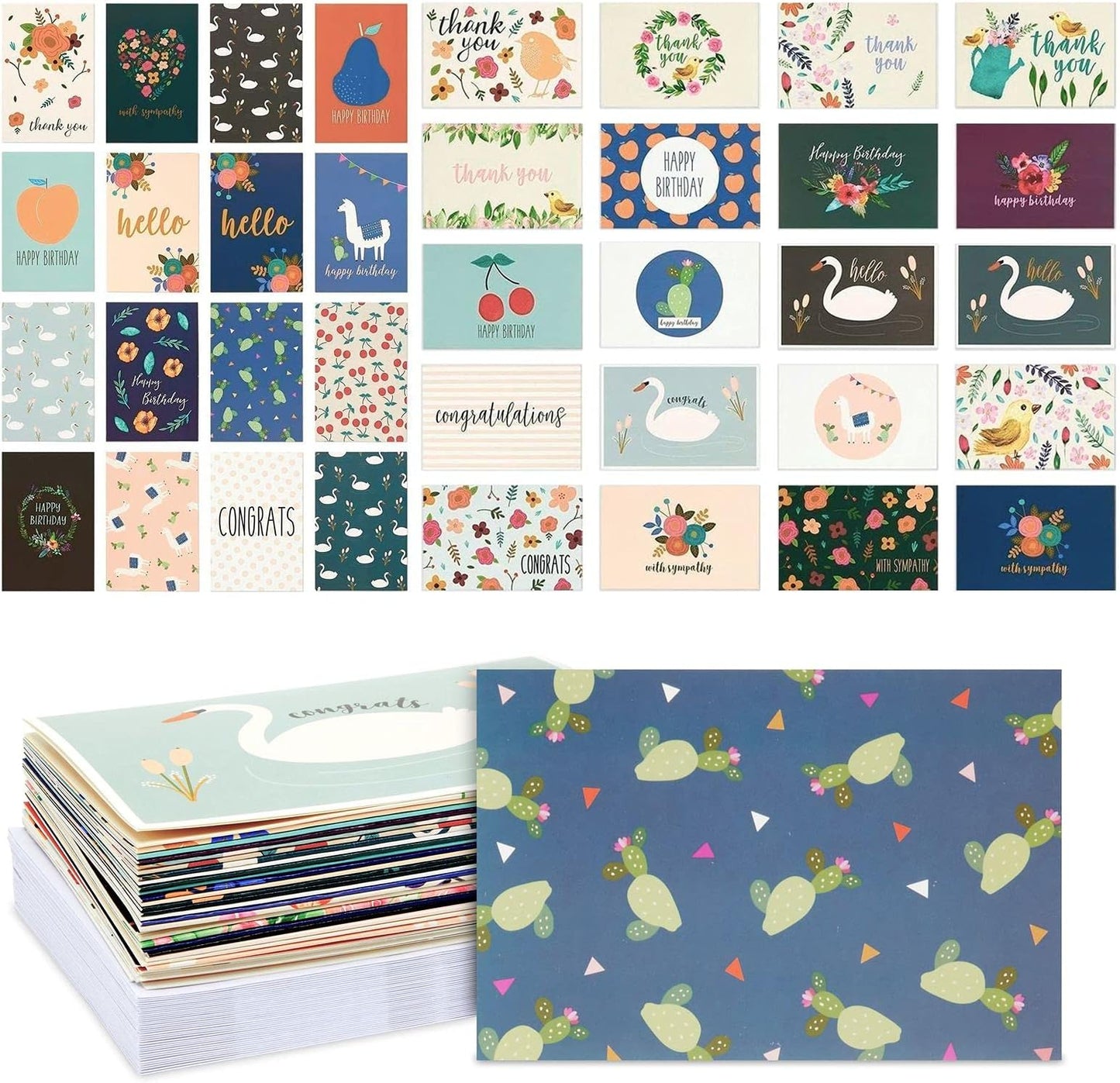 4 Count 4"x6" Greeting Cards