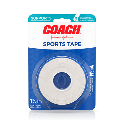 JJ COACH SPORT TAPE 1.5"X10YD