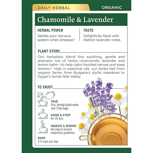 TRADITIONAL MEDICINALS HERB TEA,OG2,CHAMOMILE