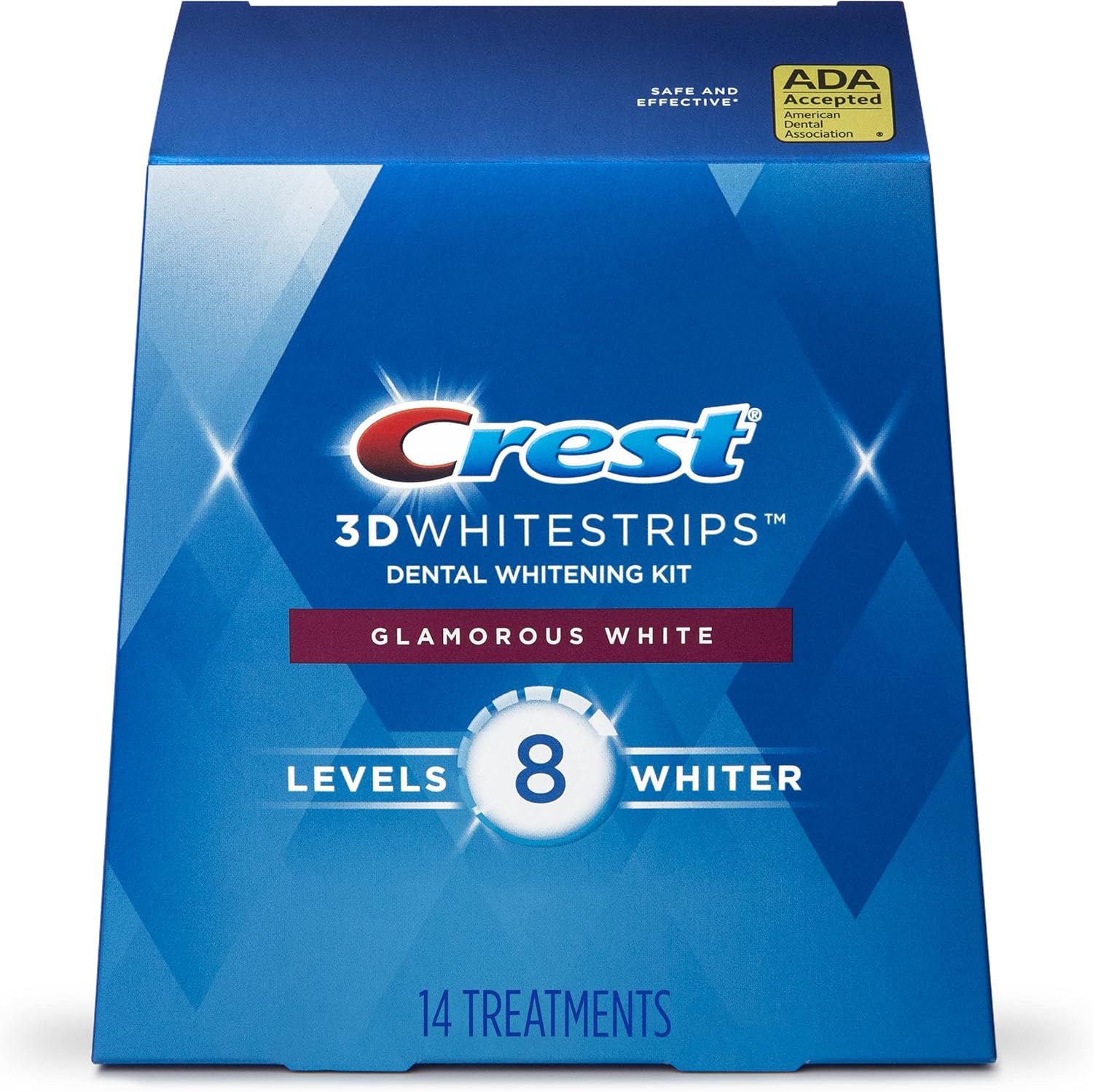 CREST 3D WHITESTRIPS GLAMOROUS WHT 14CT