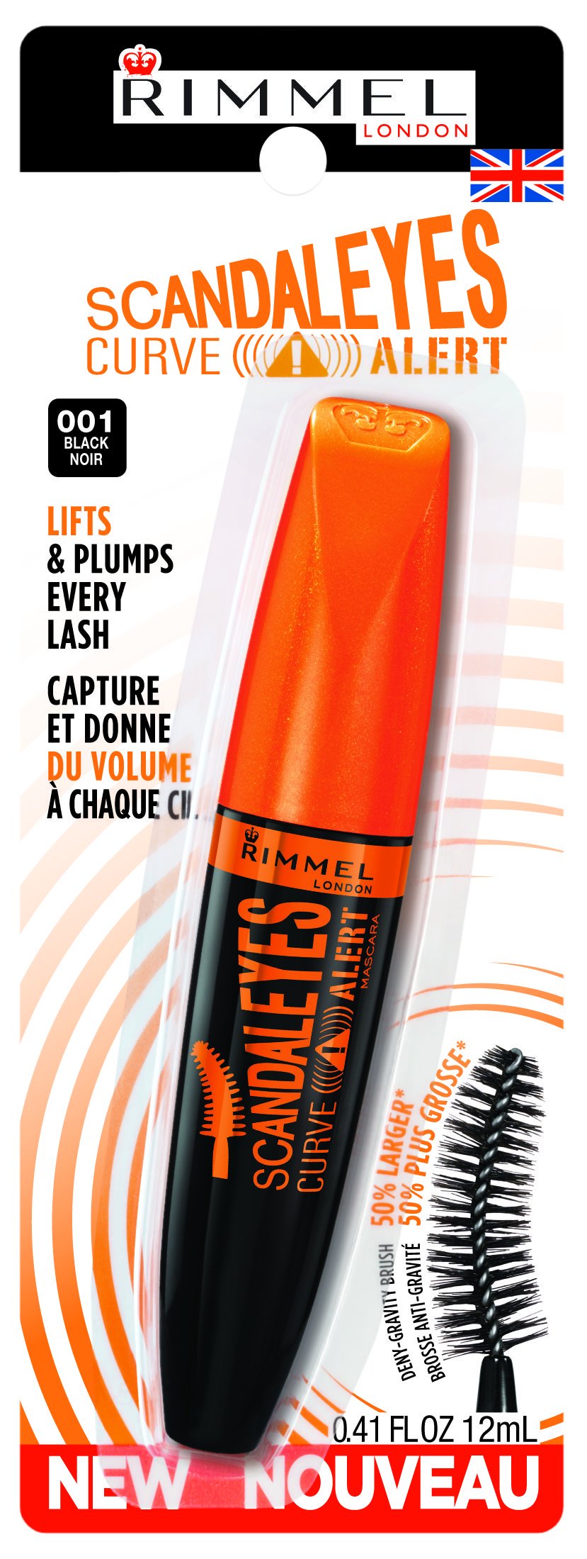Rimmel Scandaleyes Curve Alert Mascara Black 001