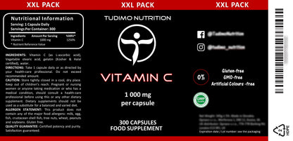 VIT C 1000MG ASCRB ACID CPL 300CT SUNDWN