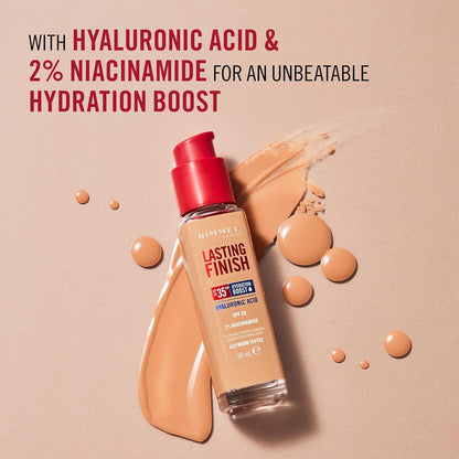 RIMMEL LONDON Rimmel Lasting Finish Liquid Foundation Toffee 500