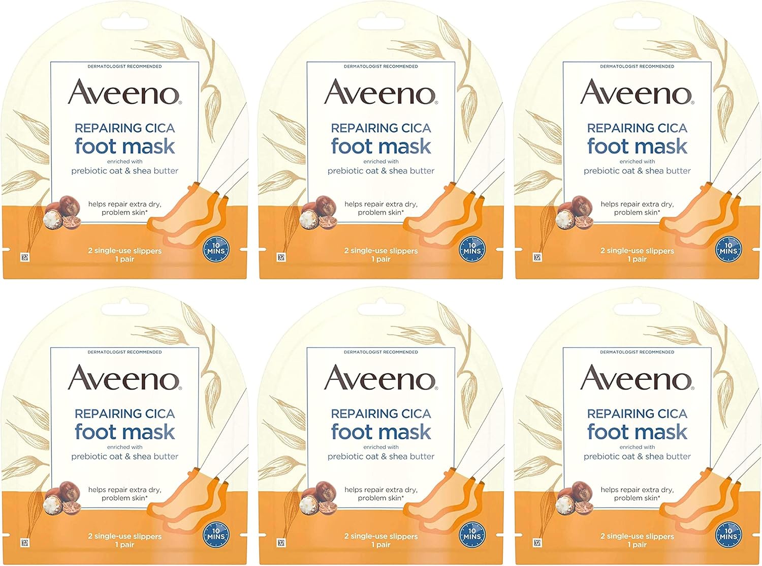 AVEENO FOOTMASK SLIPPER 1 PAIR